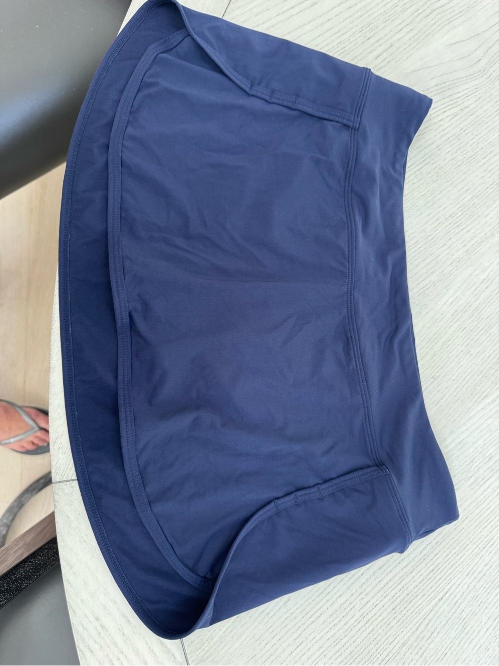 AthNavy Printed Tankini Top & Navy Skort Set - Picture 5 of 5